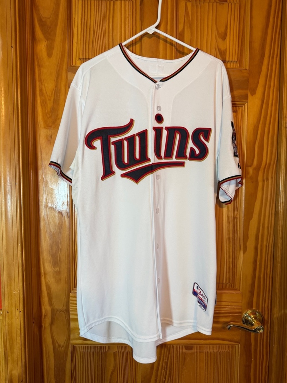 Majestic Minnesota Twins Signed Baseball Jersey - Santana Official Team Replica